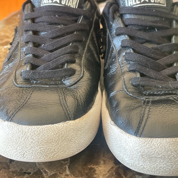 Converse All Star Breakpoint OX Sneakers Leather Black White sizeW8.5/M7 157802C - Picture 3 of 10